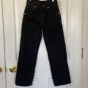 Wrangler Kids Black Cotton Jeans